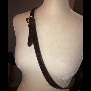 Chaps Women’s alligator belt